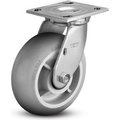 Colson Colson® 4 Series Swivel Plate Caster 4.05109.559 - Rubber on Polyolefin 5 "Dia. 425 Lb. Cap. 4.05109.559